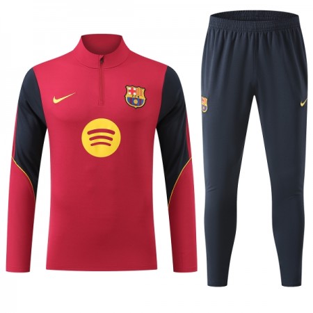 FC Barcelona Felpe da Allenamento 2026-27 Quarto-Zip Rossa FC Barcelona Felpe da Allenamento 2026-27 Quarto-Zip Rossa
