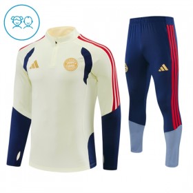 FC Bayern Monaco Bambino Felpe da Allenamento 2026-27 Quarto-Zip Bianca