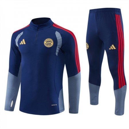 FC Bayern Monaco Felpe da Allenamento 2026-27 Quarto-Zip Blu FC Bayern Monaco Felpe da Allenamento 2026-27 Quarto-Zip Blu