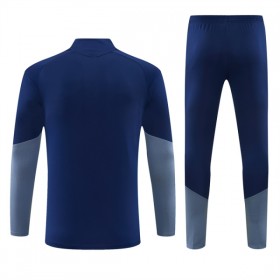 FC Bayern Monaco Felpe da Allenamento 2026-27 Quarto-Zip Blu