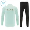 Francia Bambino Felpe da Allenamento 2026-27 Quarto-Zip Bianca