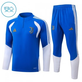 Juventus Bambino Felpe da Allenamento 2026-27 Quarto-Zip Blu