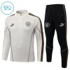 Manchester City Bambino Felpe da Allenamento 2026-27 Quarto-Zip Grigia Manchester City Bambino Felpe da Allenamento 2026-27 Quarto-Zip Grigia