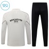 Manchester City Bambino Felpe da Allenamento 2026-27 Quarto-Zip Grigia