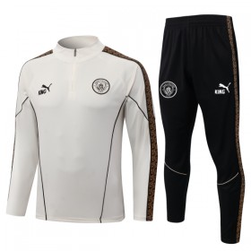 Manchester City Felpe da Allenamento 2026-27 Quarto-Zip Grigia