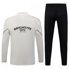 Manchester City Felpe da Allenamento 2026-27 Quarto-Zip Grigia