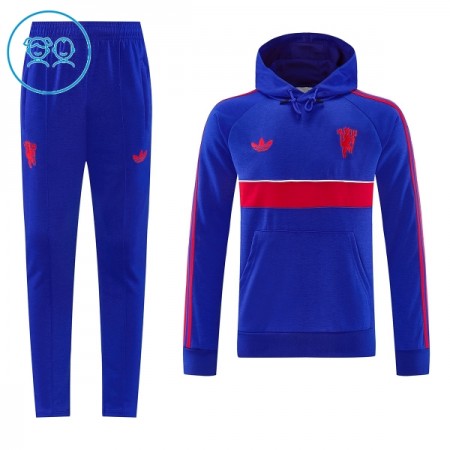 Manchester United Hoodie Bambino Felpe da Allenamento 2026-27 Blu Manchester United Hoodie Bambino Felpe da Allenamento 2026-27 Blu