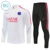 Paris Saint-Germain Bambino Felpe da Allenamento 2026-27 Quarto-Zip Bianca Paris Saint-Germain Bambino Felpe da Allenamento 2026-27 Quarto-Zip Bianca