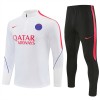 Paris Saint-Germain Felpe da Allenamento 2026-27 Quarto-Zip Bianca Paris Saint-Germain Felpe da Allenamento 2026-27 Quarto-Zip Bianca