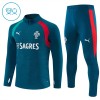 Portogallo Bambino Felpe da Allenamento 2026-27 Quarto-Zip Blu Portogallo Bambino Felpe da Allenamento 2026-27 Quarto-Zip Blu