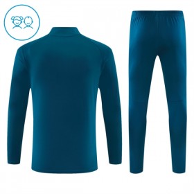Portogallo Bambino Felpe da Allenamento 2026-27 Quarto-Zip Blu
