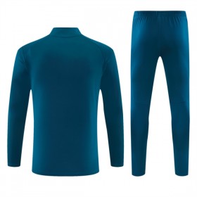 Portogallo Felpe da Allenamento 2026-27 Quarto-Zip Blu