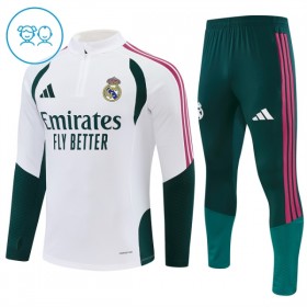 Real Madrid Bambino Felpe da Allenamento 2026-27 Quarto-Zip Bianca