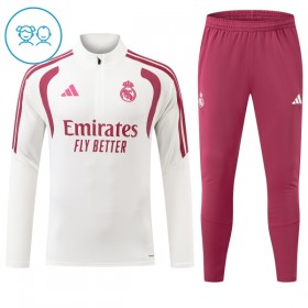 Real Madrid Bambino Felpe da Allenamento 2026-27 Quarto-Zip Bianca