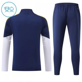 Real Madrid Bambino Felpe da Allenamento 2026-27 Quarto-Zip Blu