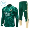 Real Madrid Bambino Felpe da Allenamento 2026-27 Quarto-Zip Verde Real Madrid Bambino Felpe da Allenamento 2026-27 Quarto-Zip Verde