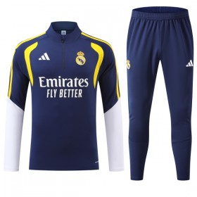 Real Madrid Felpe da Allenamento 2026-27 Quarto-Zip Blu