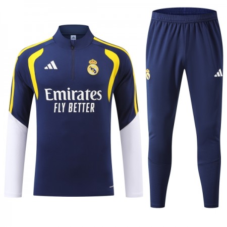 Real Madrid Felpe da Allenamento 2026-27 Quarto-Zip Blu Real Madrid Felpe da Allenamento 2026-27 Quarto-Zip Blu