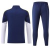 Real Madrid Felpe da Allenamento 2026-27 Quarto-Zip Blu