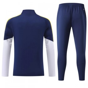 Real Madrid Felpe da Allenamento 2026-27 Quarto-Zip Blu