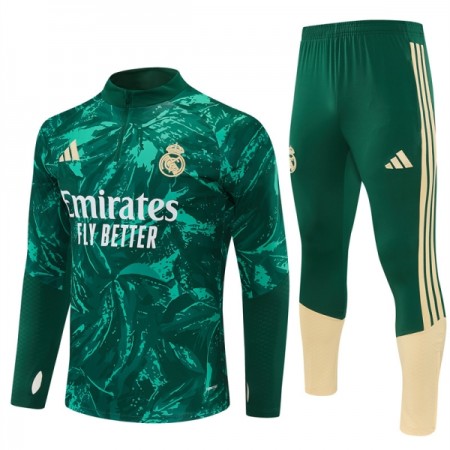 Real Madrid Felpe da Allenamento 2026-27 Quarto-Zip Verde Real Madrid Felpe da Allenamento 2026-27 Quarto-Zip Verde