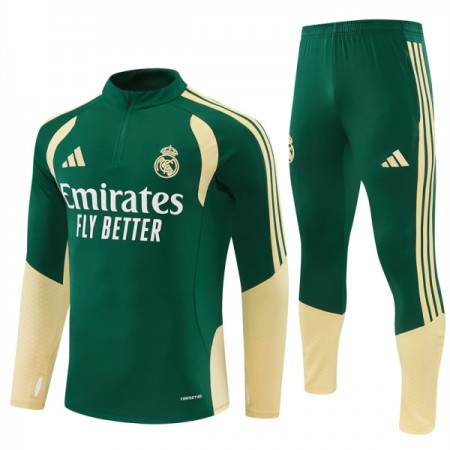 Real Madrid Felpe da Allenamento 2026-27 Quarto-Zip Verde Real Madrid Felpe da Allenamento 2026-27 Quarto-Zip Verde