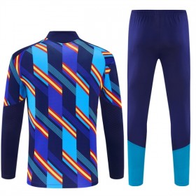 Spagna Felpe da Allenamento 2026-27 Quarto-Zip Blu