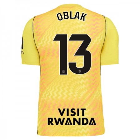 Maglia Atlético Madrid Oblak 13 Portiere 2026-27 Gialla Maglia Atlético Madrid Oblak 13 Portiere 2026-27 Gialla
