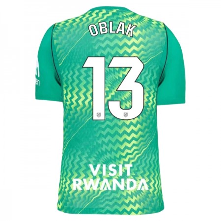 Maglia Atlético Madrid Oblak 13 Portiere 2026-27 Verde Maglia Atlético Madrid Oblak 13 Portiere 2026-27 Verde
