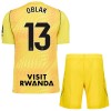Maglia Atlético Madrid Oblak 13 Portiere Bambino 2026-27 Gialla Maglia Atlético Madrid Oblak 13 Portiere Bambino 2026-27 Gialla