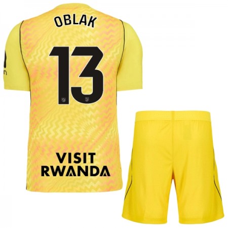 Maglia Atlético Madrid Oblak 13 Portiere Bambino 2026-27 Gialla Maglia Atlético Madrid Oblak 13 Portiere Bambino 2026-27 Gialla