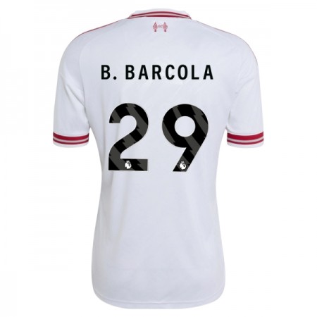 Maglia Liverpool B. Barcola 29 Trasferta Divisa 2026-27 Maglia Liverpool B. Barcola 29 Trasferta Divisa 2026-27
