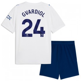 Maglia Manchester City Gvardiol 24 Bambino Terza Divisa 2026-27