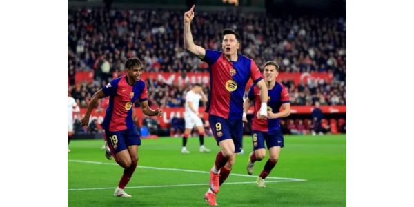 Il Barcellona ha battuto il Siviglia 4-1, inseguendo il Real Madrid